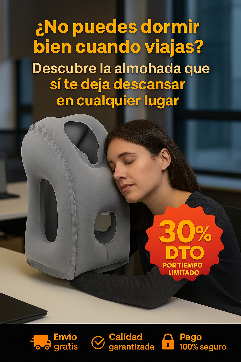 ALMOHADA INFLABLE DE VIAJE
