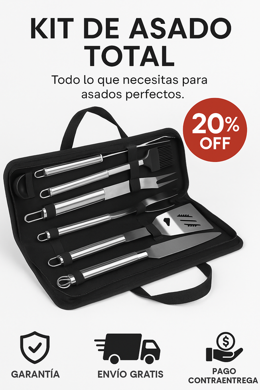 KIT ASADO TOTAL™  🥩Porque los mejores recuerdos se cocinan juntos.🍖