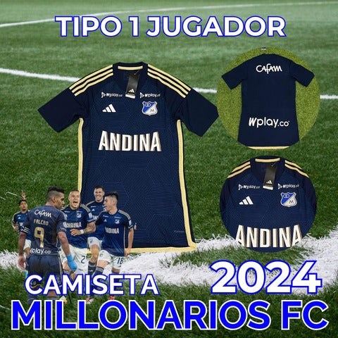 COMBO DE CAMISETAS DE MILLONARIOS 2X1 💙⚽ Camisetas de Falcao y Montero juntos por la 17