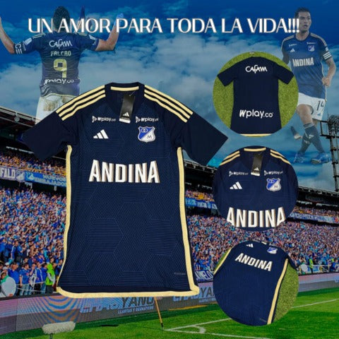 COMBO DE CAMISETAS DE MILLONARIOS 2X1 💙⚽ Camisetas de Falcao y Montero juntos por la 17